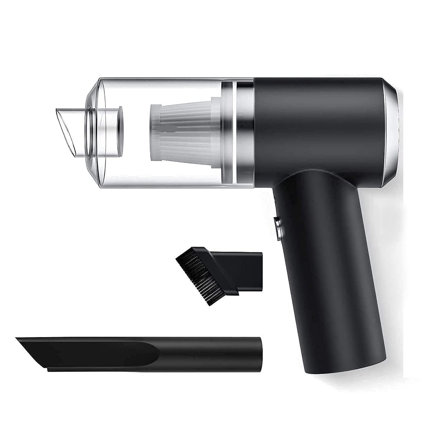Portable High Power 2 in 1 Car Vacuum Cleaner | USB Rechargeable Wireless Handheld Car Vacuum Cleaner and Smooth Design | Built in LED Light, Portable,Wet and Dry Portable High Power 2 in 1 Car Vacuum Cleaner | USB Rechargeable Wireless Handheld Car Vacuum Cleaner and Smooth Design | Built in LED Light, Portable,Wet and Dry